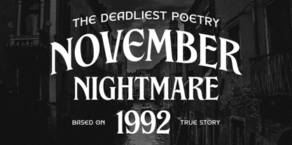 Brillante Siempre Font Poster 8