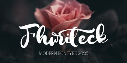 Fhuriteck Font Poster 1