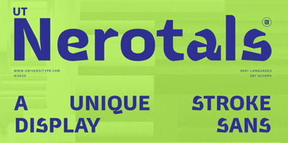UT Nerotals Font Poster 1