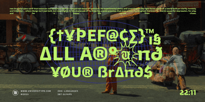 UT Nerotals Font Poster 14