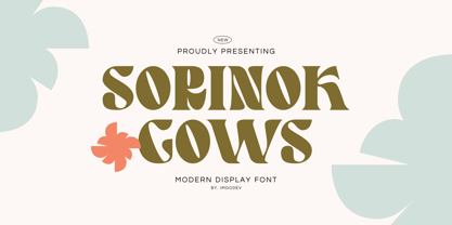 Sorinok Gows Font Poster 1