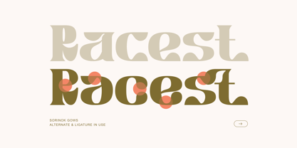 Sorinok Gows Font Poster 4