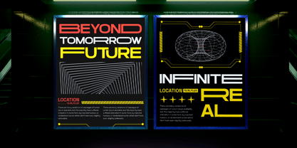 Outspread Font Poster 2