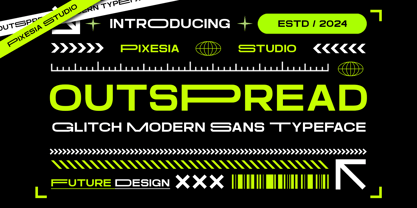 Outspread Font Poster 1