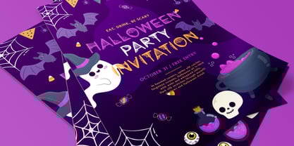 Midnight Spider Font Poster 3