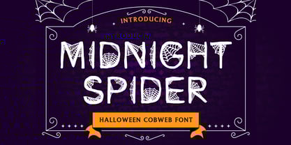 Midnight Spider Font Poster 1