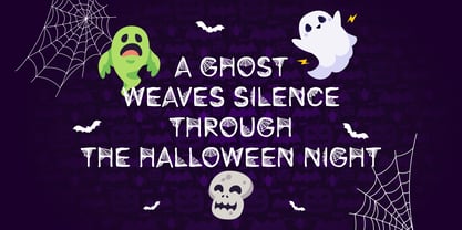 Midnight Spider Font Poster 4