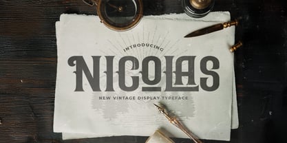 Nicolas Font Poster 1