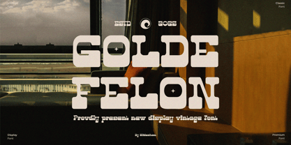 Golde Felon Font Poster 1