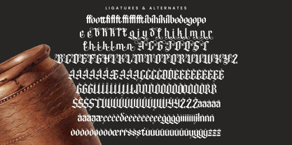 Anubal Jacquelin Font Poster 15