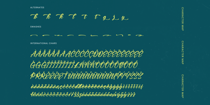 Higten Wasted Font Poster 15