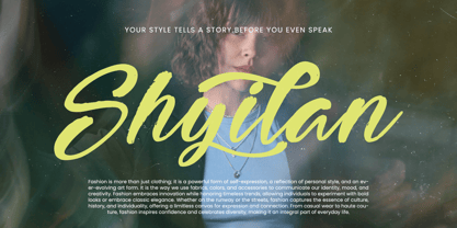 Higten Wasted Font Poster 11