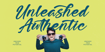 Higten Wasted Font Poster 10