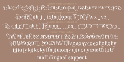 Fashory Vilago Font Poster 9