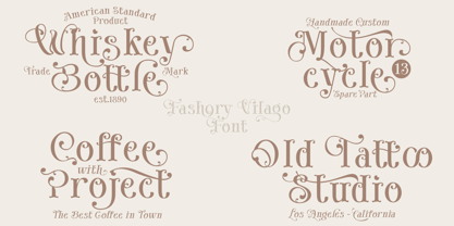 Fashory Vilago Font Poster 6