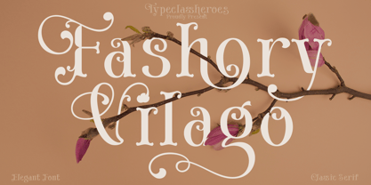 Fashory Vilago Font Poster 1
