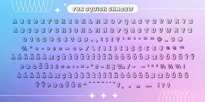 Fox Squish Font Poster 12