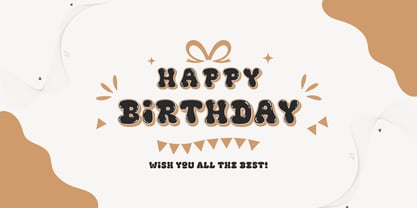 Fox Squish Font Poster 8