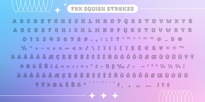 Fox Squish Font Poster 13