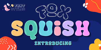 Fox Squish Font Poster 1