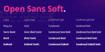 Open Sans Soft Font Poster 7