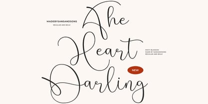 Misty Blossom Font Poster 5