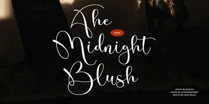 Misty Blossom Font Poster 4