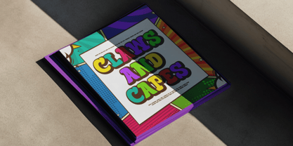 Mega Boldy Font Poster 4