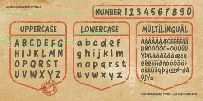 Gambilo Font Poster 7