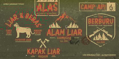 Gambilo Font Poster 2