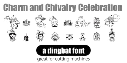 Charm And Chivalry Font Poster 4