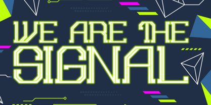 Astro Techno Font Poster 2