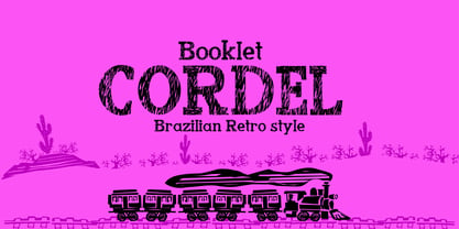 Booklet Cordel Font Poster 1
