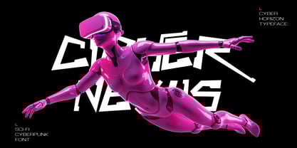 Cyber Horizon Font Poster 2