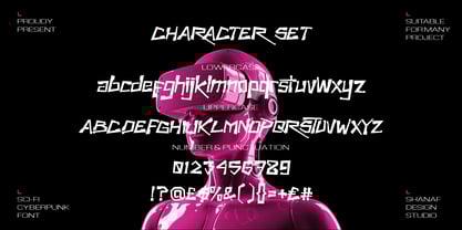 Cyber Horizon Font Poster 5