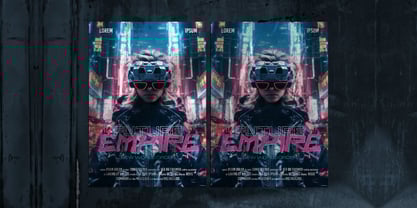 Cyber Horizon Font Poster 4