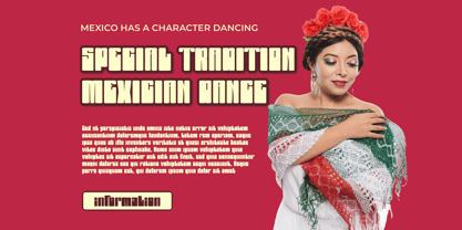 Mexico Solano Font Poster 3