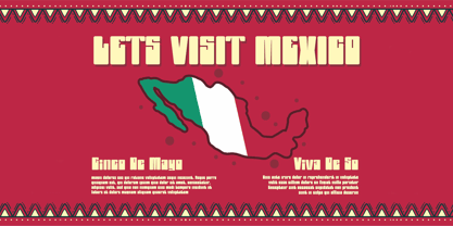 Mexico Solano Font Poster 2