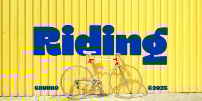 Chunko Bold Font Poster 8