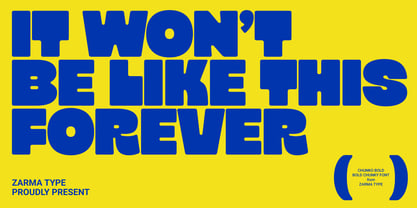 Chunko Bold Font Poster 3