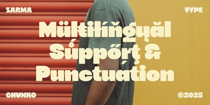 Chunko Bold Font Poster 11