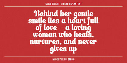 Smile Delight Font Poster 9