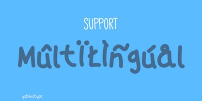 Lazybum Font Poster 3