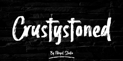 Crustystoned Font Poster 1