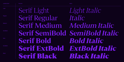 Leksikal Serif Font Poster 2