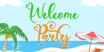 Summer Resort Font Poster 4