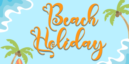 Summer Resort Font Poster 2