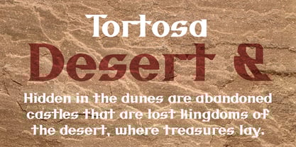Tortosa Font Poster 3