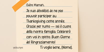 Best Notes Font Poster 4