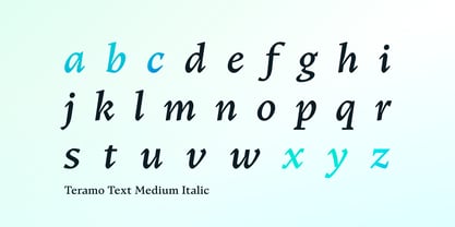 Teramo Font Poster 11